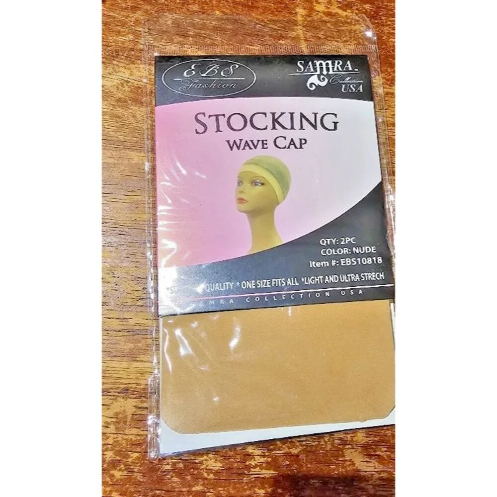 EBS Fashion Samra Collection Nude Stocking Wave Cap Item #EBS10818 2 pc One Size